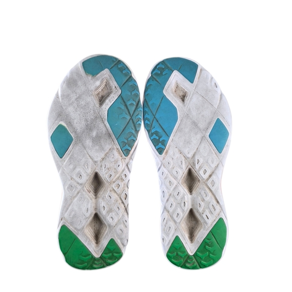 Hoka One One Running Shoes Mens Size 10.5 Yellow Green Orange Blue Huaka Trail - Picture 2 of 8